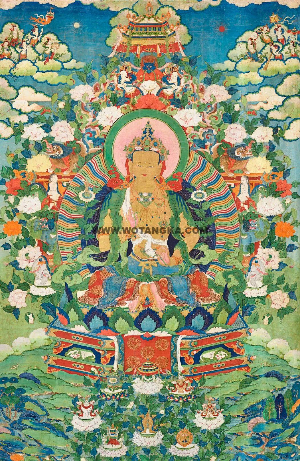 沃唐卡编号AC74842：金刚手菩萨