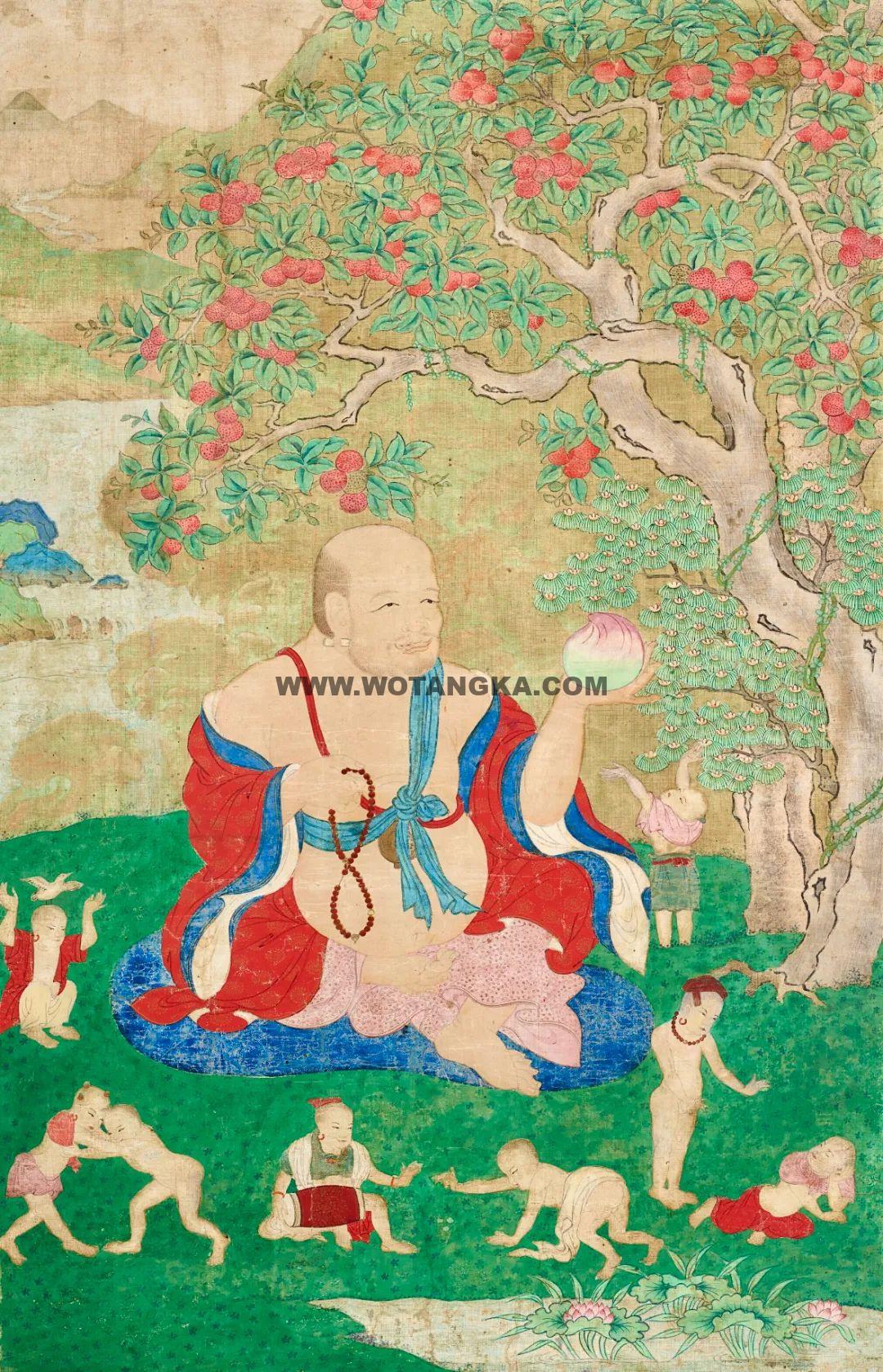 沃唐卡编号AC76495:哈香尊者