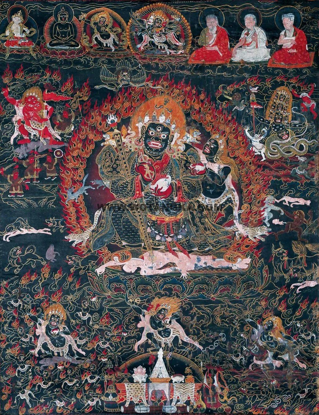 沃唐卡编号AC18076：贡布雷滇