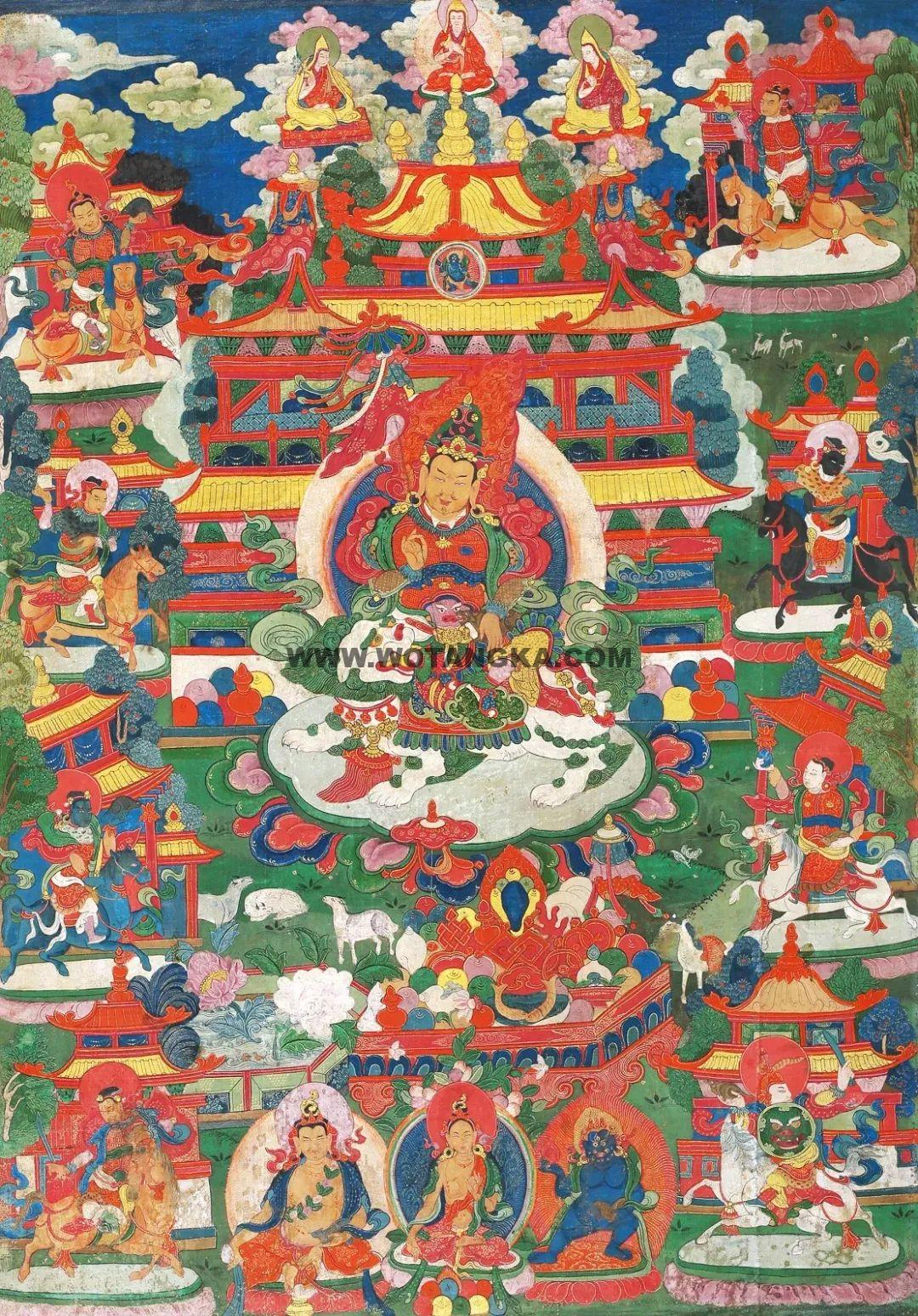 沃唐卡编号AC18834：财宝天王