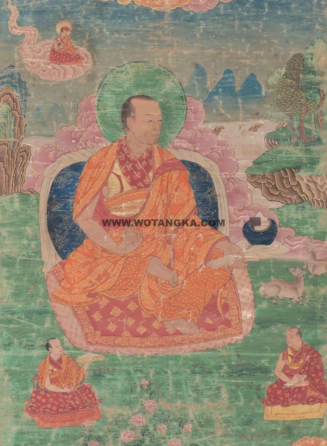 沃唐卡编号AC40371：上师