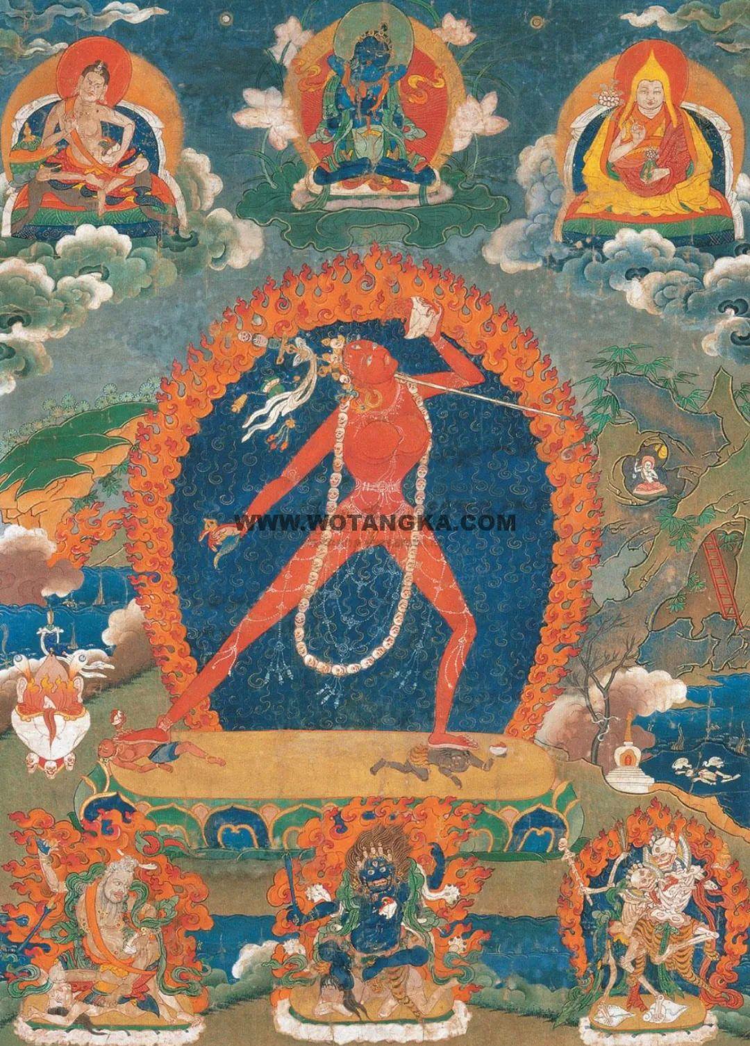 沃唐卡编号AC68244:那若空行母