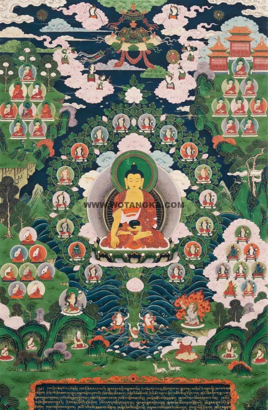 沃唐卡编号AC84560：释迦牟尼佛