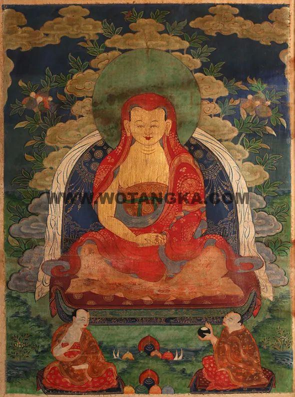 沃唐卡编号AC90471：阿氏多尊者