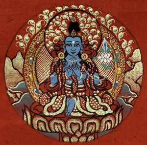 2024.06.24-红金圆形小嘎乌唐卡（匝嘎利）推荐与赏析