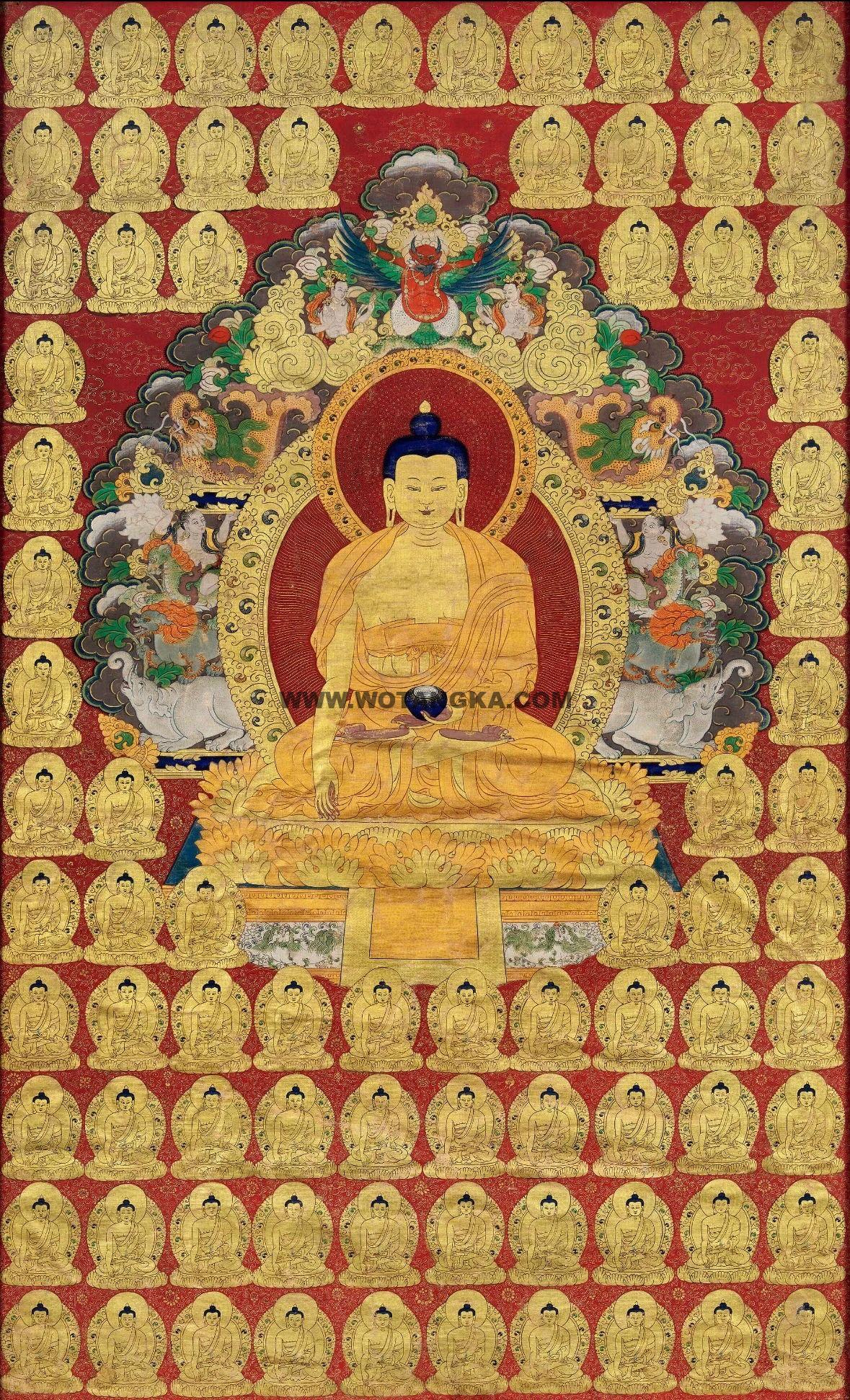 沃唐卡编号AC46748：释迦牟尼佛