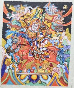 编号118-1052809：彩绘小唐卡-（长方形·5*4CM左右）