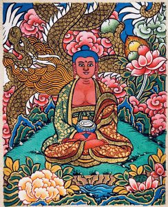 编号118-3039859：彩绘小唐卡-阿弥陀佛（长方形·5*4CM左右）