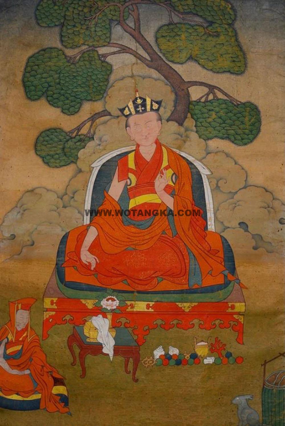 沃唐卡编号AC27763：大宝法王