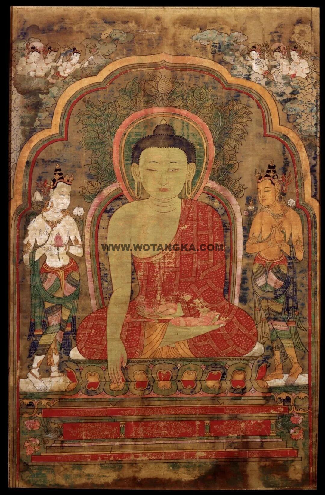 沃唐卡编号AC27893：释迦牟尼佛