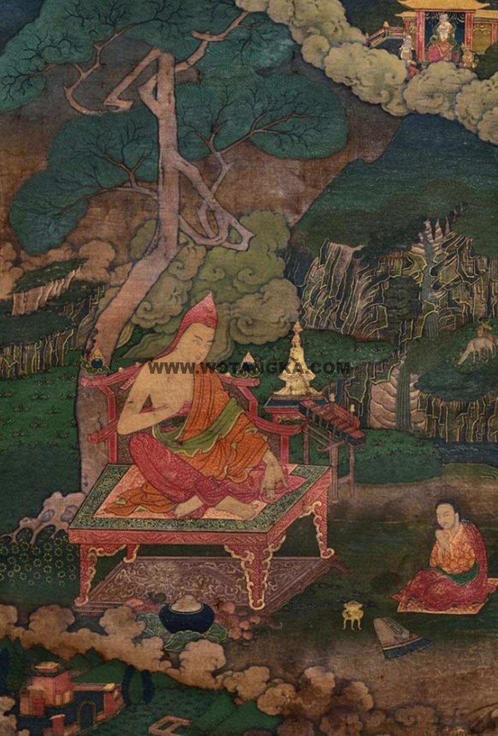 沃唐卡编号AC52021：阿底峡大师