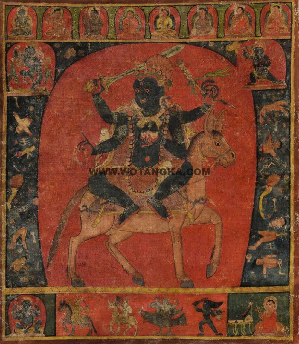 沃唐卡编号AC54293:吉祥天母