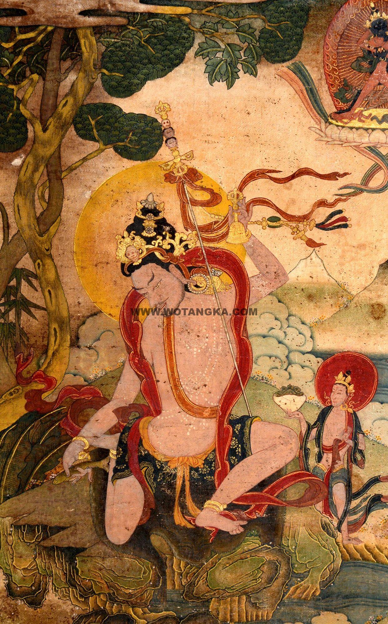 沃唐卡编号AC61640：帝洛巴