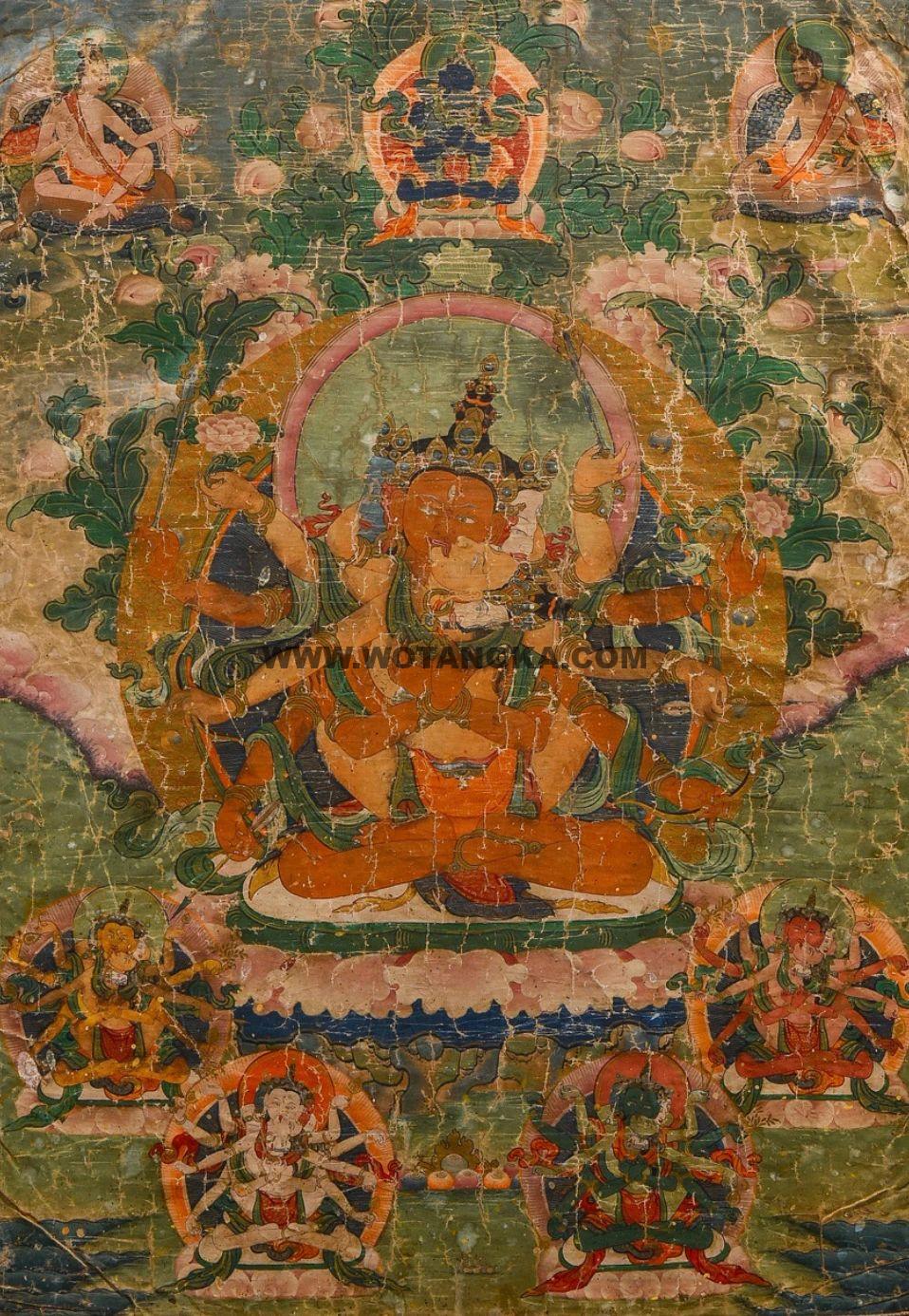 沃唐卡编号AC90759：密集金刚