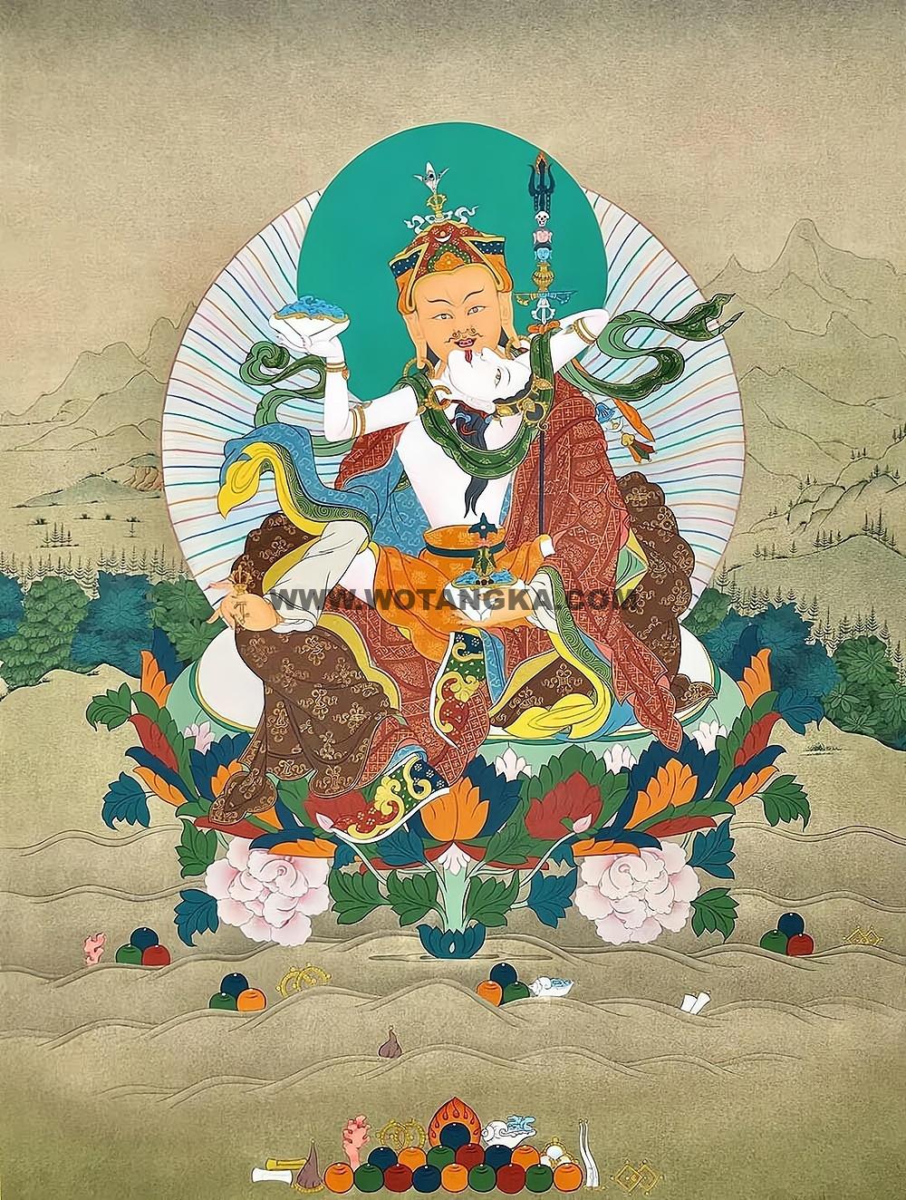 编号188-145044:嘎玛嘎赤-莲花生大士(40*30CM左右)