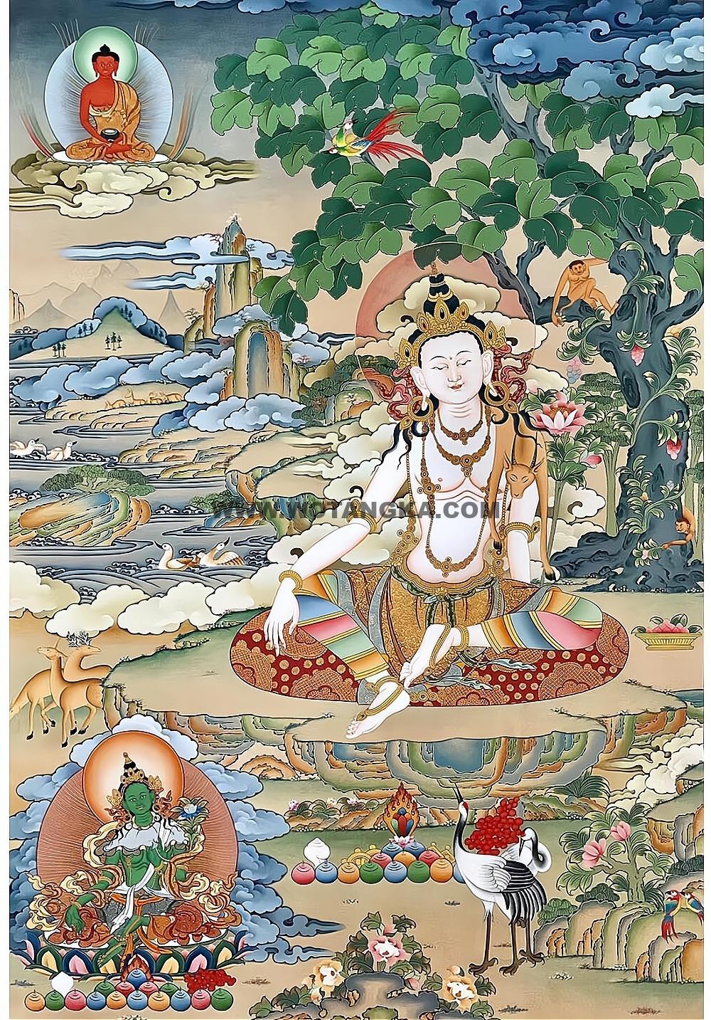 编号188-153533:嘎玛嘎赤-观音菩萨(60*45CM左右)