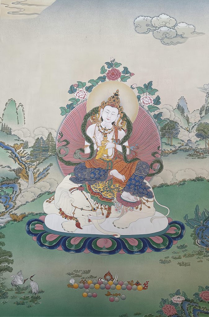 编号188-186380：嘎玛嘎赤-普贤菩萨（60*45CM左右）
