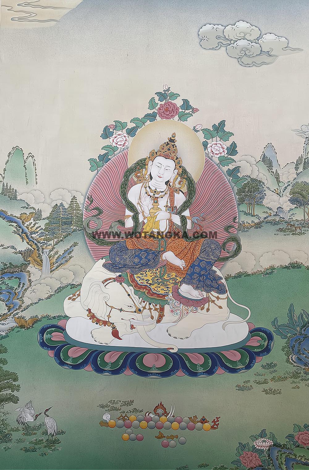 编号188-186380:嘎玛嘎赤-普贤菩萨(60*45CM左右)