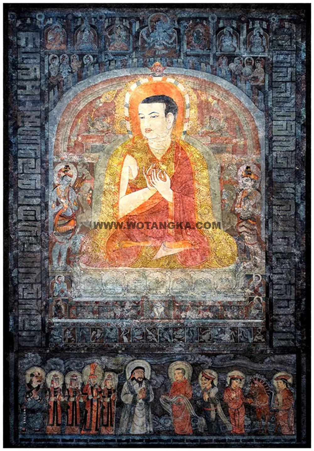 沃唐卡编号AC31328：八思巴