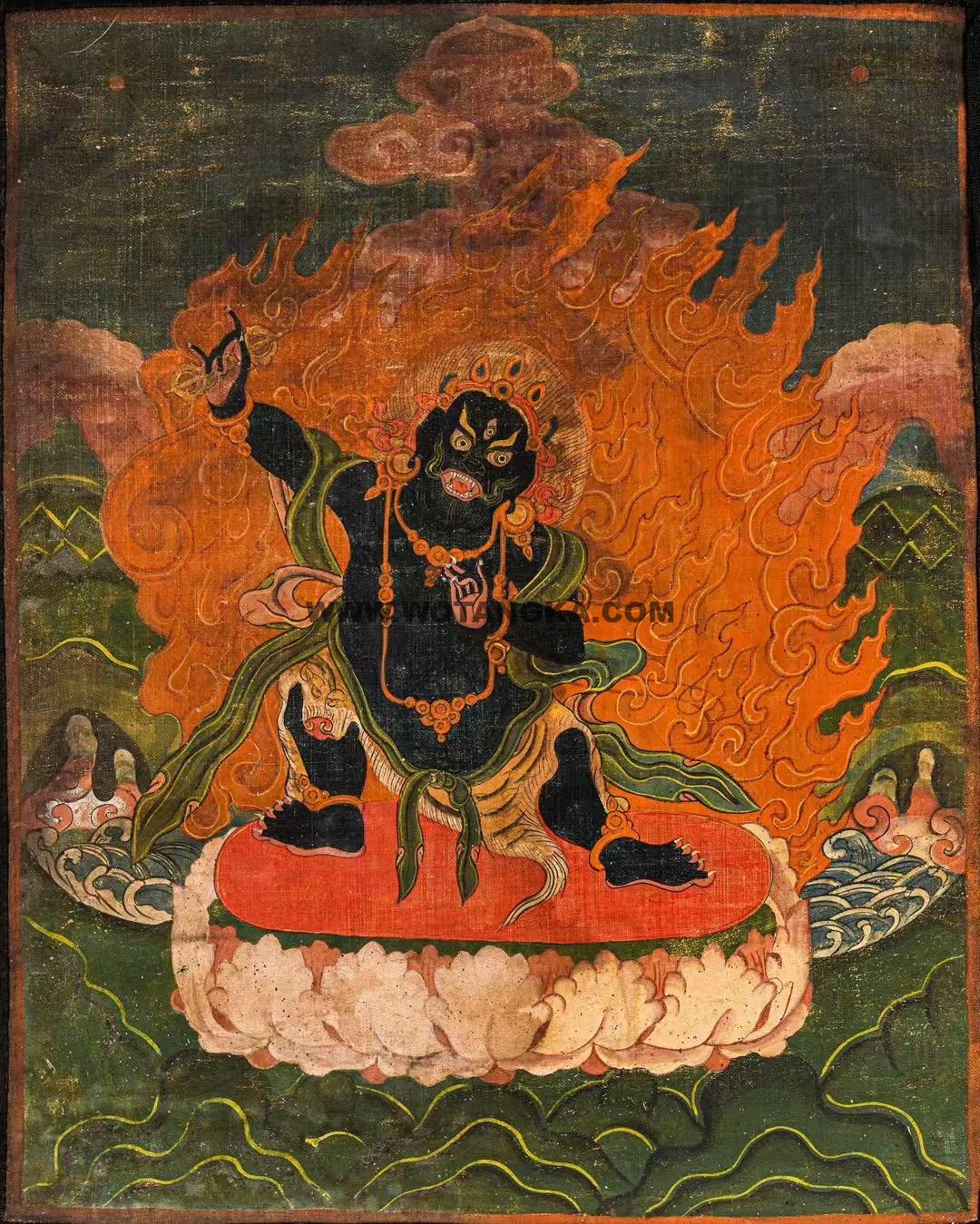 沃唐卡编号AC80823：狮子吼