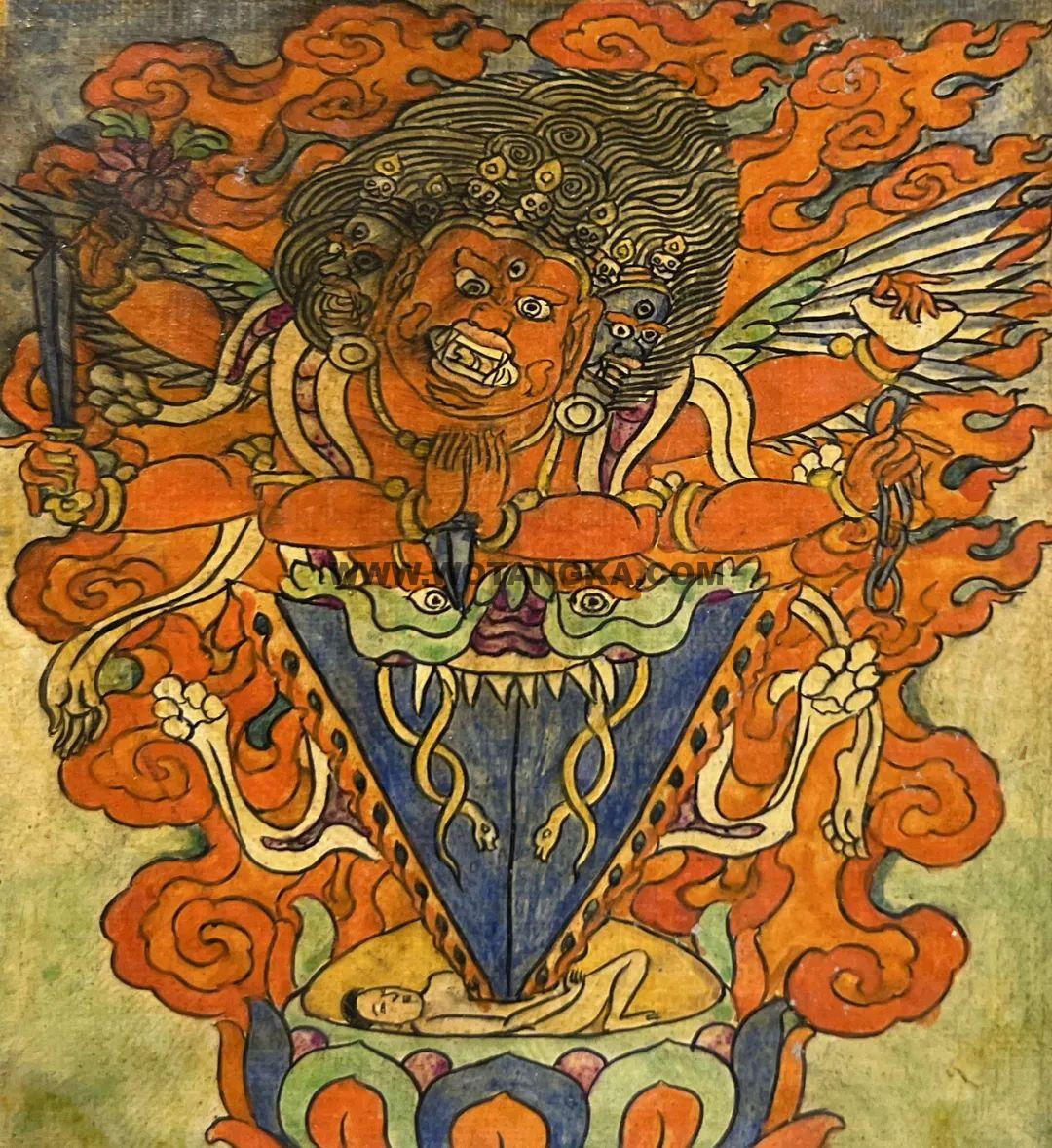 沃唐卡编号AC86608：普巴胜子