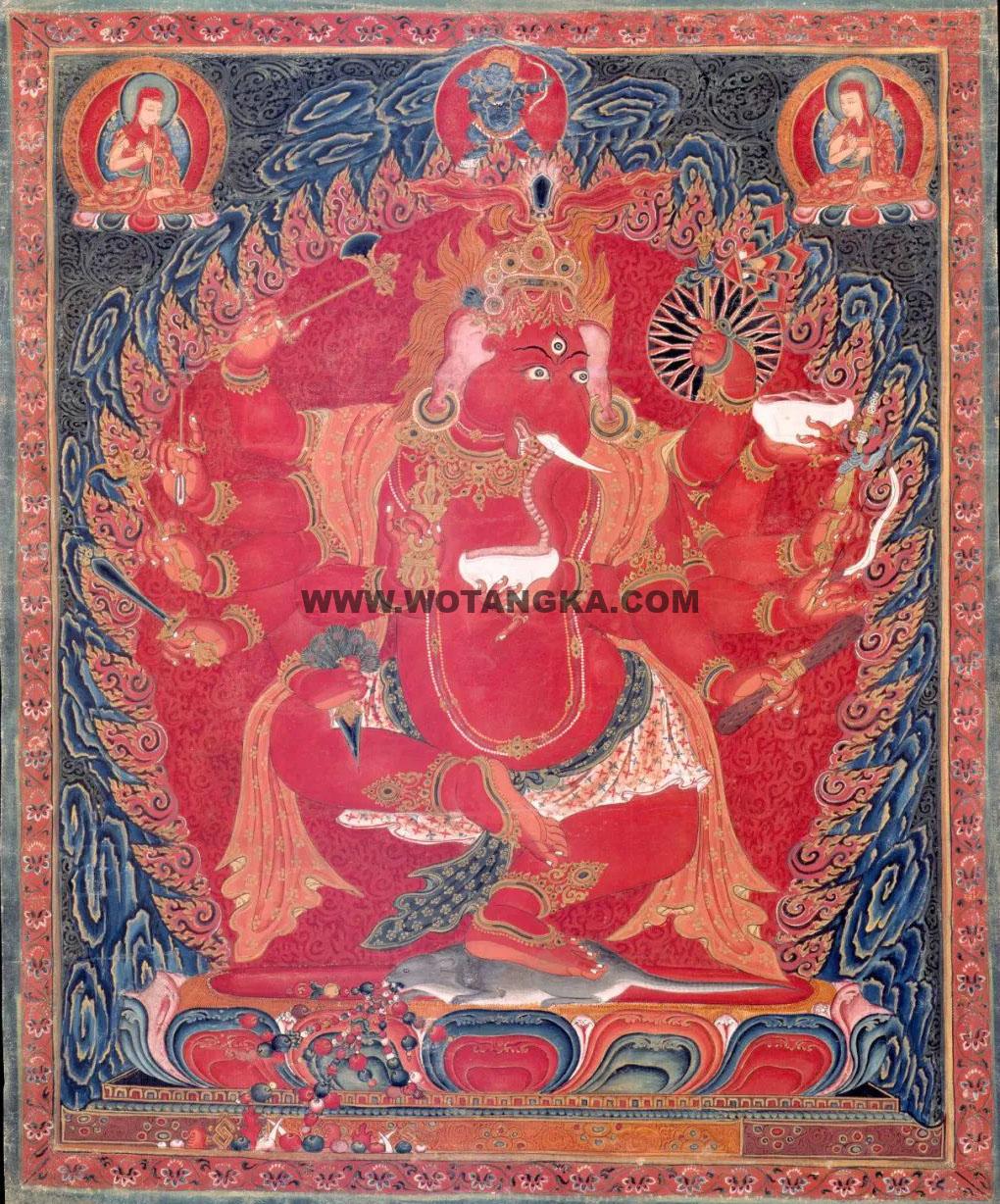 沃唐卡编号AC94038:象鼻天