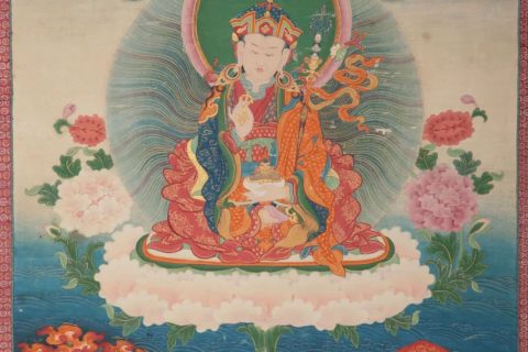 沃唐卡编号AC96672：莲花生大士