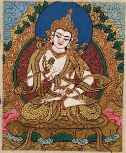 编号118-8929173：黄金小唐卡-金刚萨埵（长方形·5*4CM左右）