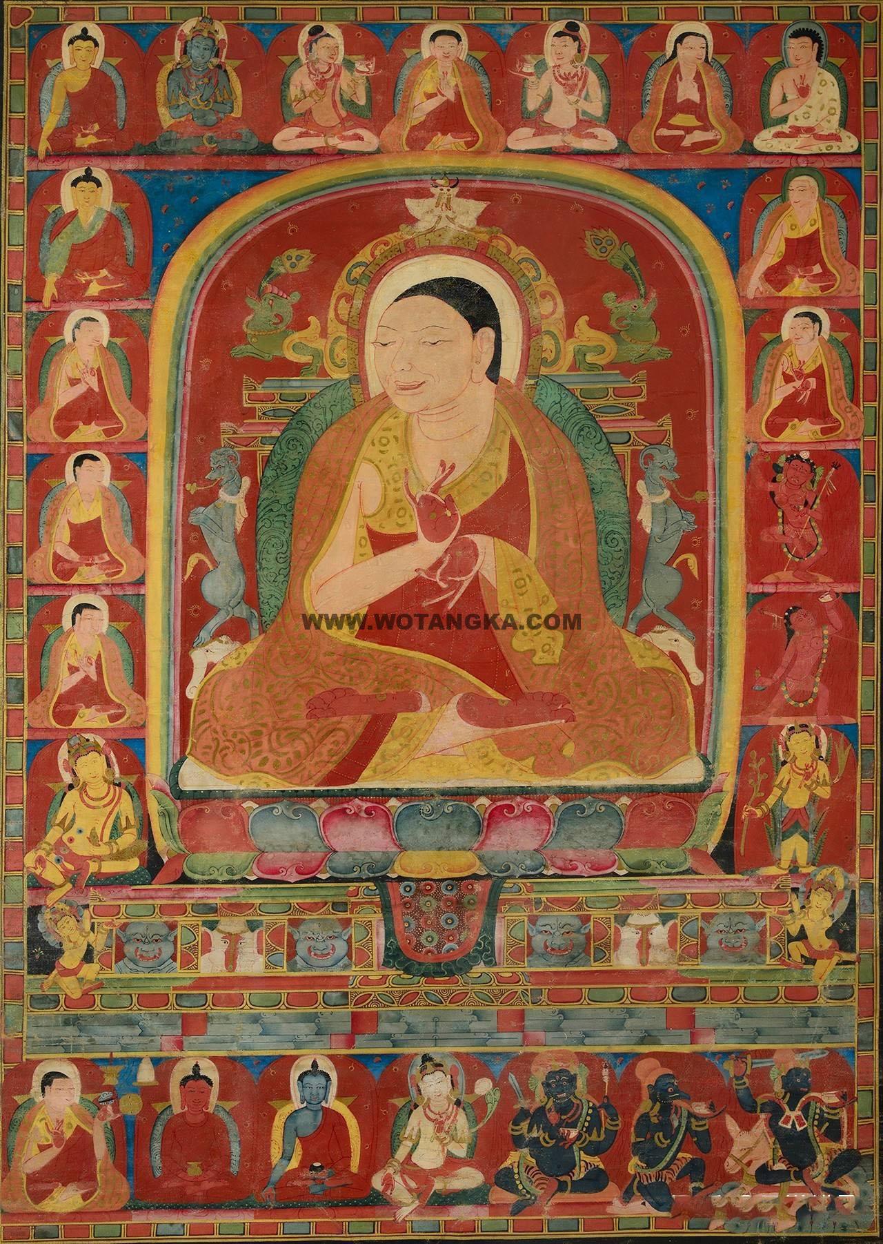 沃唐卡编号AC36571：雅桑多吉
