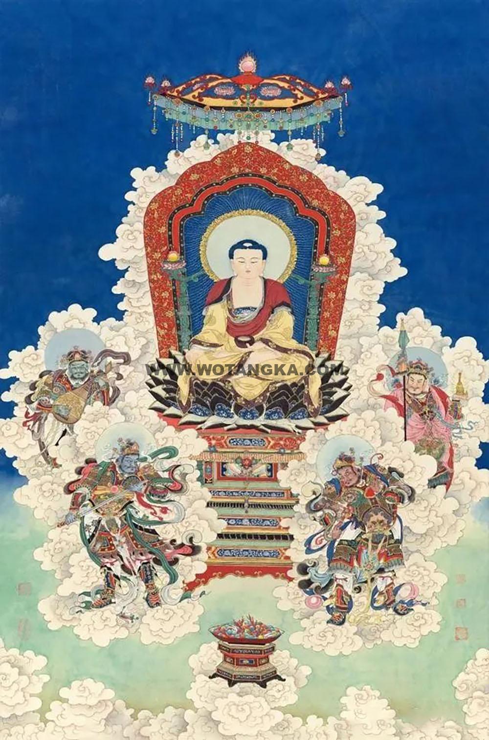 沃唐卡编号AC49499：释迦牟尼