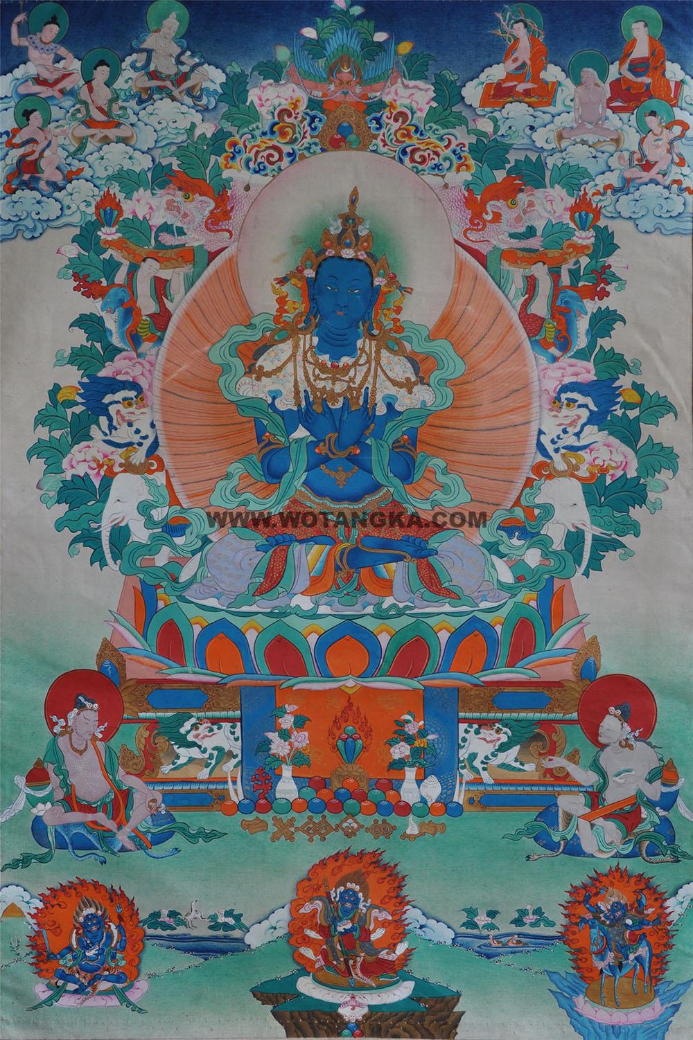 沃唐卡编号AC61741：金刚持佛