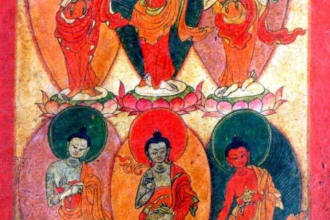 沃唐卡编号AC81810：六道佛