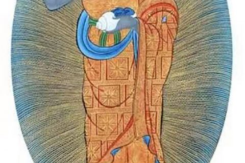 沃唐卡编号AC82737：六道佛之地狱佛