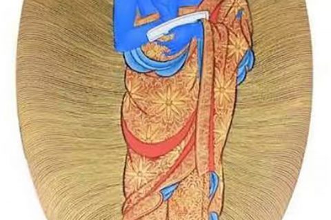 沃唐卡编号AC84559：六道佛之畜生道佛