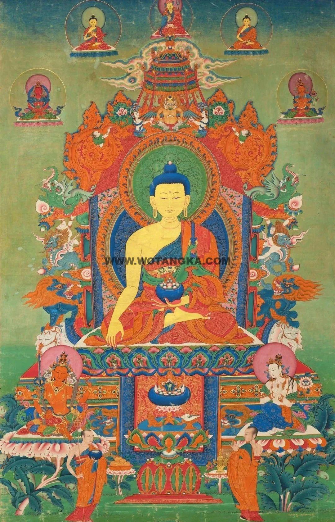 沃唐卡编号AC87748：释迦牟尼佛