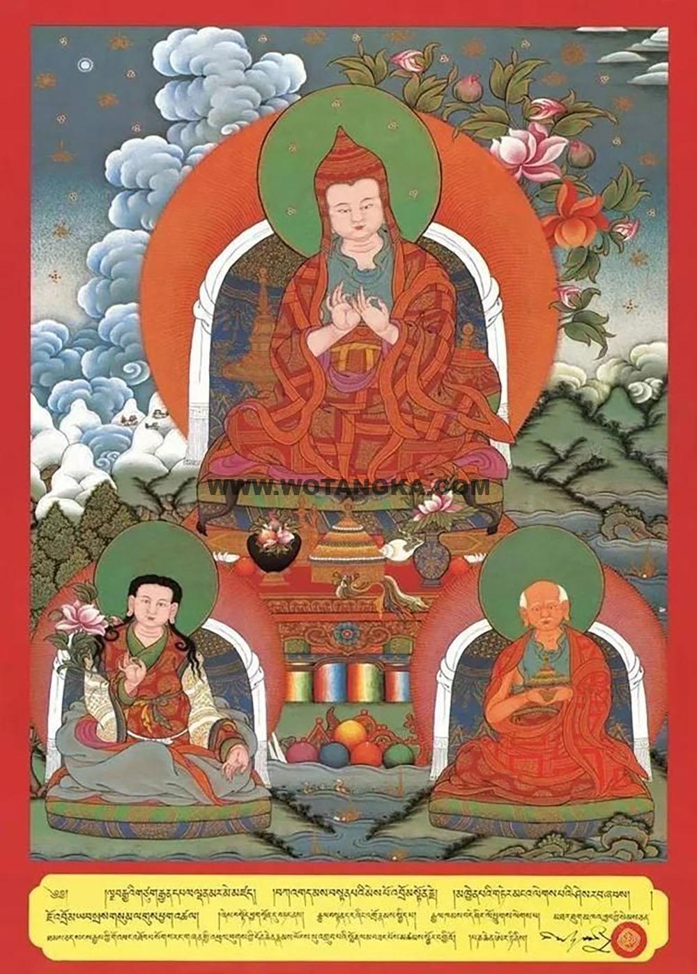 沃唐卡编号AC90441:阿底峡大师