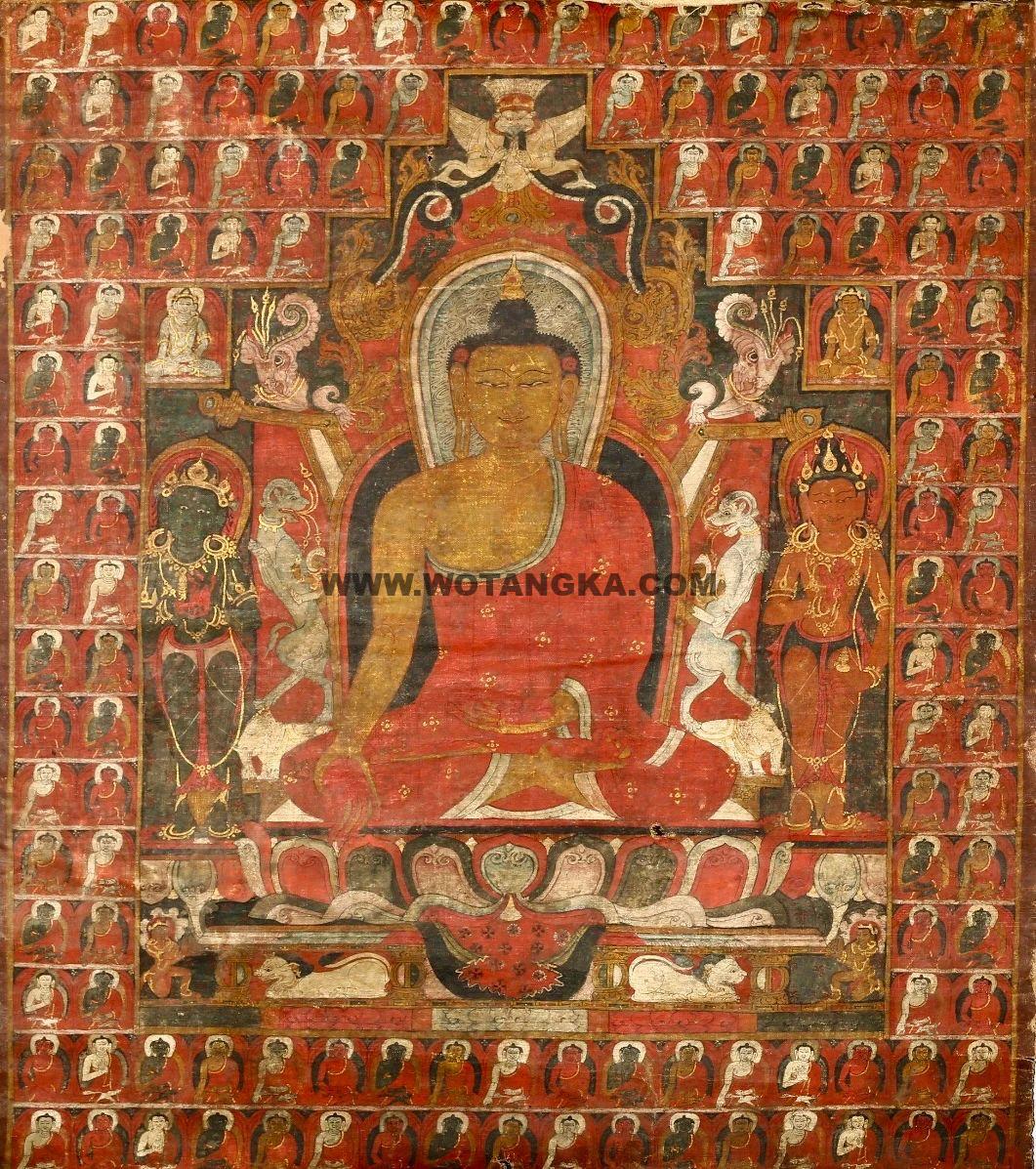 沃唐卡编号AC97557：释迦牟尼佛