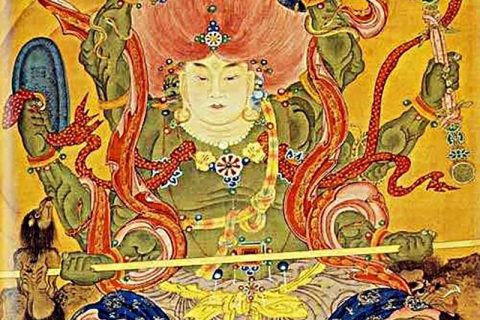 沃唐卡编号AC99364：无能胜明王