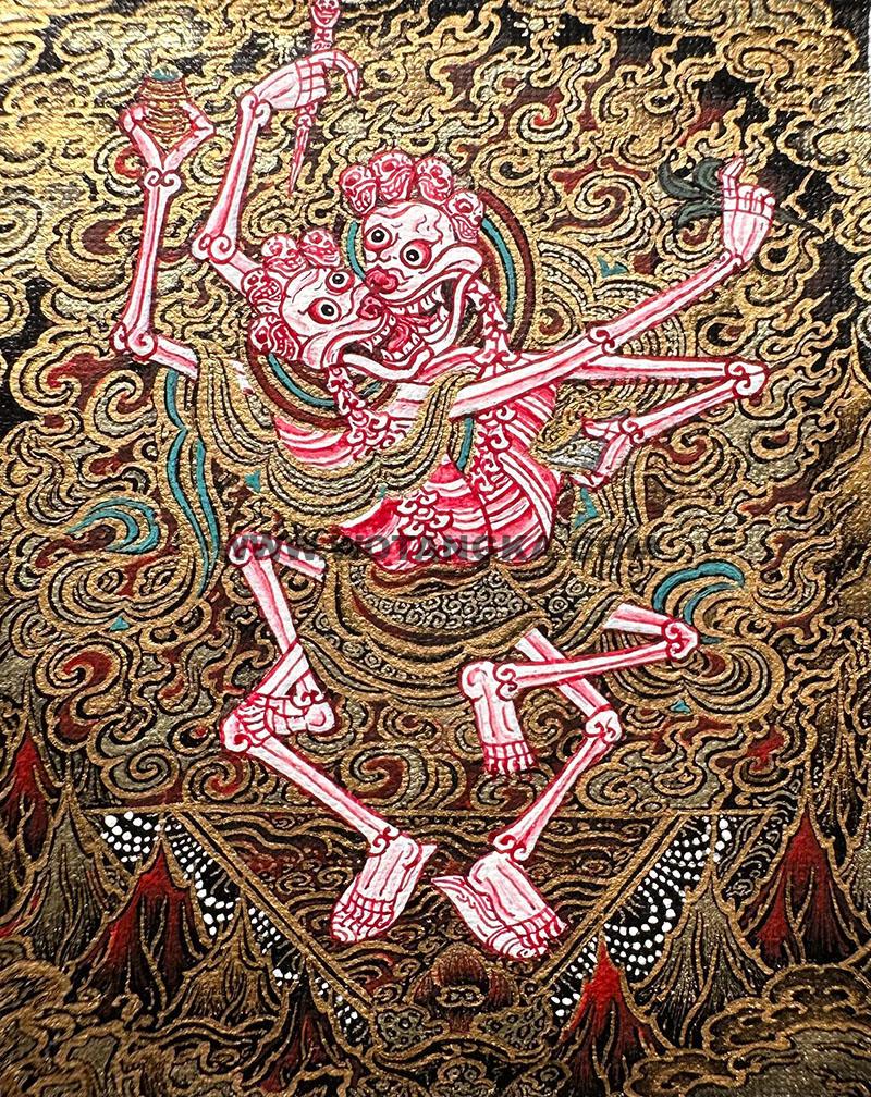 【 肉筆曼荼羅 】 骨董　軸装118×55ｃｍ 　　M0127B 610*Z31*絵画 日本画掛軸 横山大観 玉堂 志功 茶掛、書 骨董 610