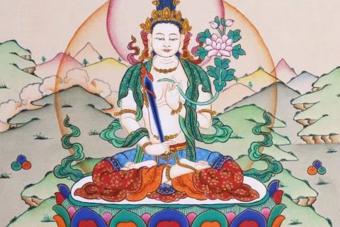 编号138-291148：嘎玛嘎赤-虚空藏菩萨（29*20CM左右）