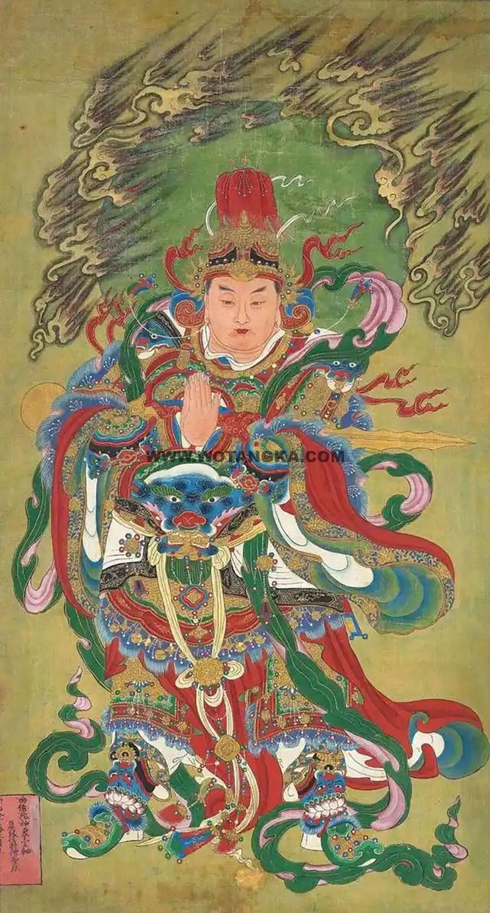 沃唐卡编号AC16108：韦陀菩萨