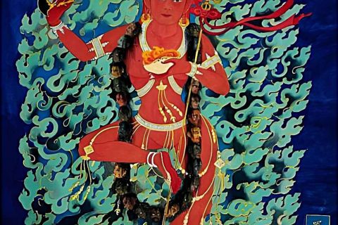 沃唐卡编号AC25084：金刚亥母