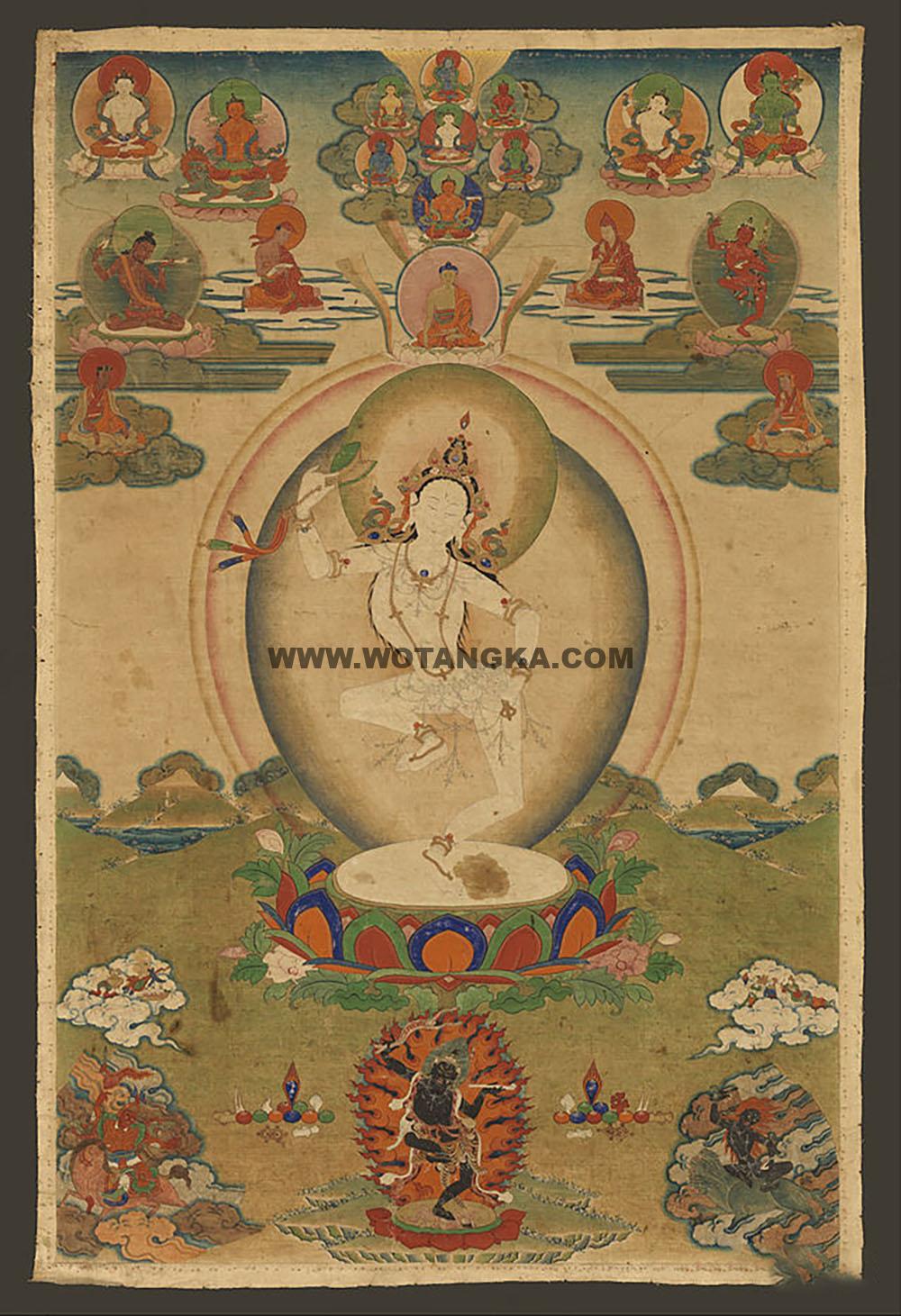 沃唐卡编号AC42430：空行母