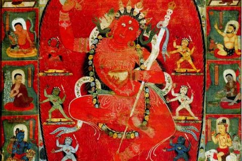 沃唐卡编号AC44242：金刚亥母