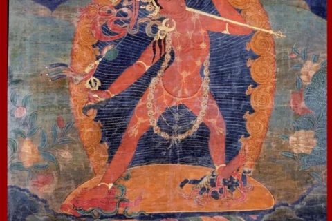 沃唐卡编号AC45647：那洛空行母