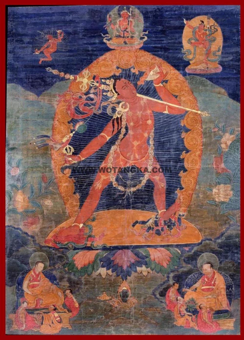 沃唐卡编号AC45647：那洛空行母