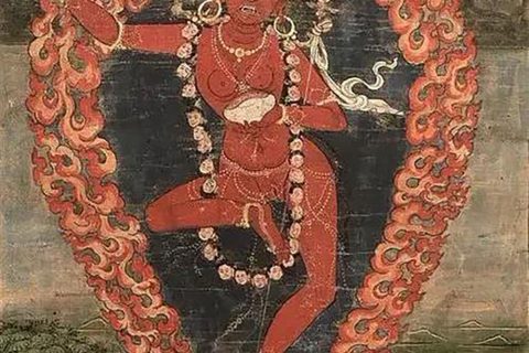 沃唐卡编号AC52464：金刚亥母