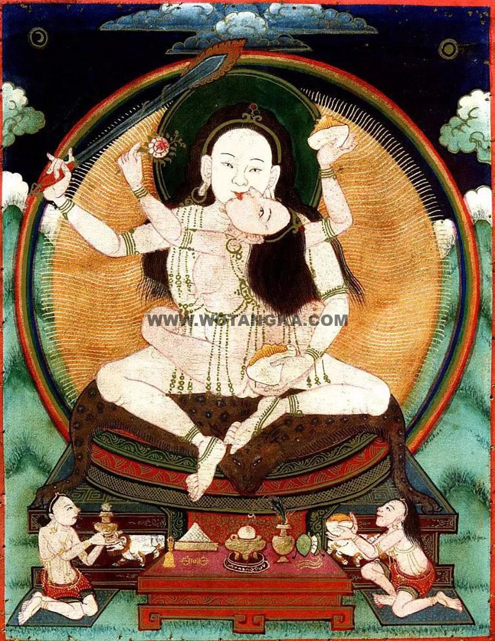 沃唐卡编号AC53108：不动金刚