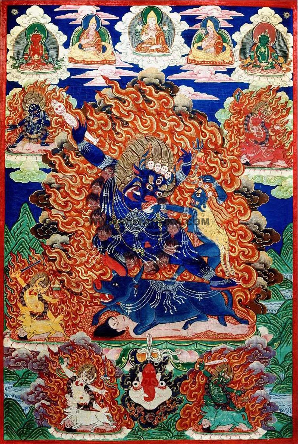 沃唐卡编号AC56681:阎魔敌