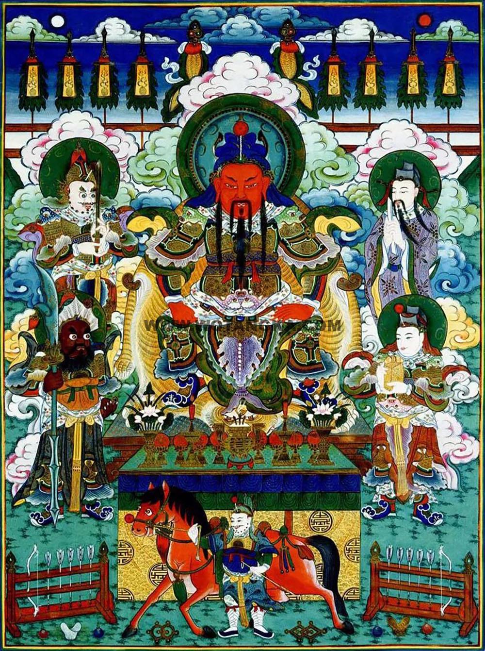 沃唐卡编号AC57300：关公